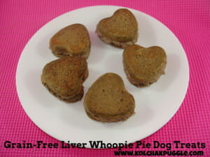 Grain-Free Liver Whoopie Pie Dog Treat Recipe