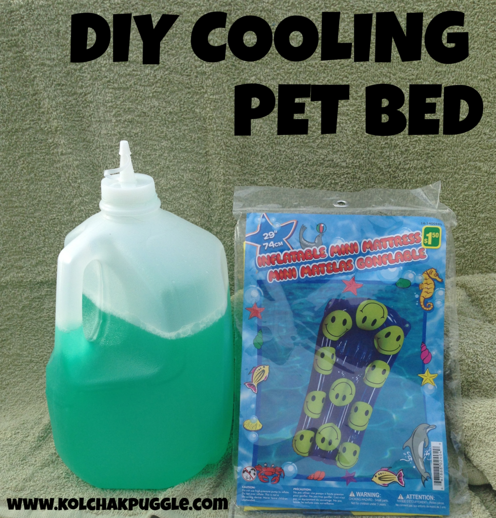 DIY Cooling Pet Bed