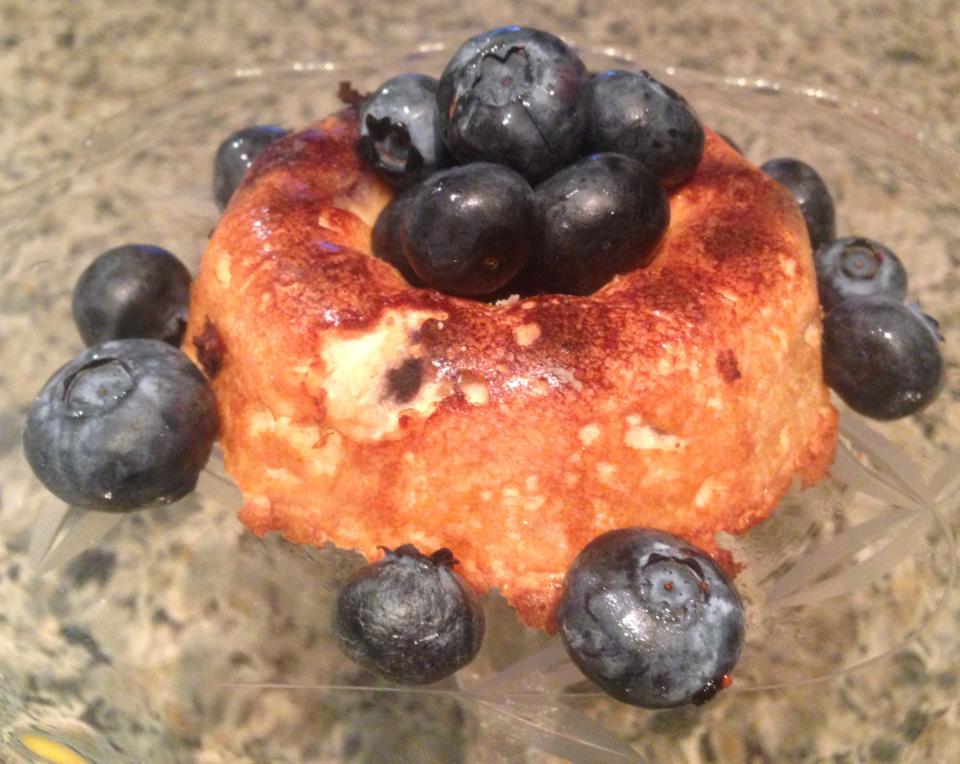 Grain-Free, Gluten-Free Coconut Blueberry Cake for Pups & Peeps