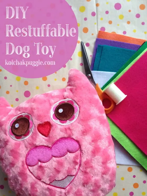 Restuffable, Easy DIY Dog Toy - Kol's Notes