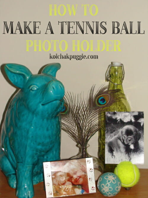 How to Make a Tennis Ball Photo Holder
