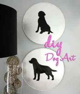 DIY Silhouette Dog Art