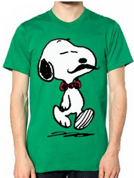 Even Snoopy celebrates Movember. Get the shirt on Amazon <-affiliate link