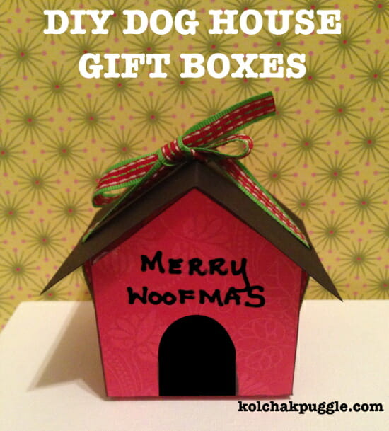 DIY Dog House Gift Boxes