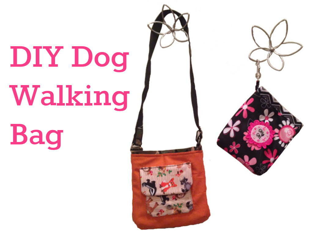 Make your own Dog Walking bag using Babyville fabrics - designed for making baby dapers.