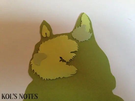 DIY Layered Paper Dog Art3