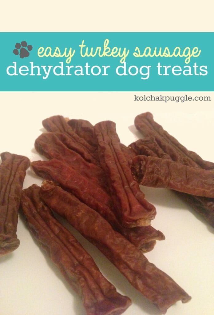 easy turkey sausage dehydrator dog treat recipe PIN