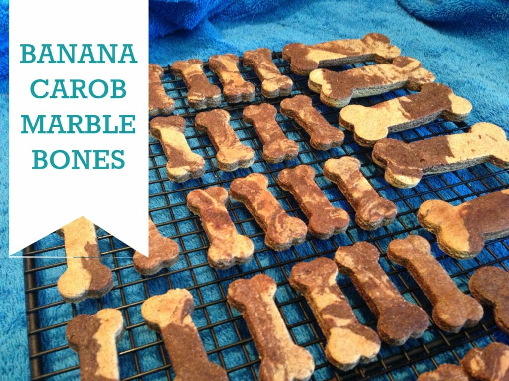 {Classic Kol’s Notes} Banana Carob Marble Dog Treat Recipe