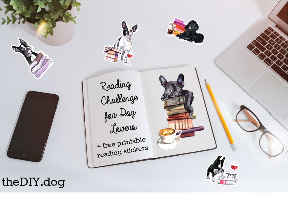 Reading Challenge for Dog Lovers + Free Printable Reading Stickers