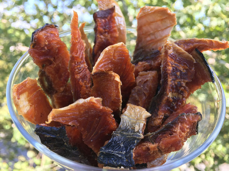 Salmon Jerky Dehydrator Dog Treats | Kol's Notes - the DIY dog