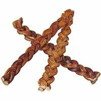 12" Braided Bully Sticks for Dogs - Natural Bulk Dog Dental Treats & Healthy Chews, Chemical Free, 12 inch Best Low Odor Pizzle Stix