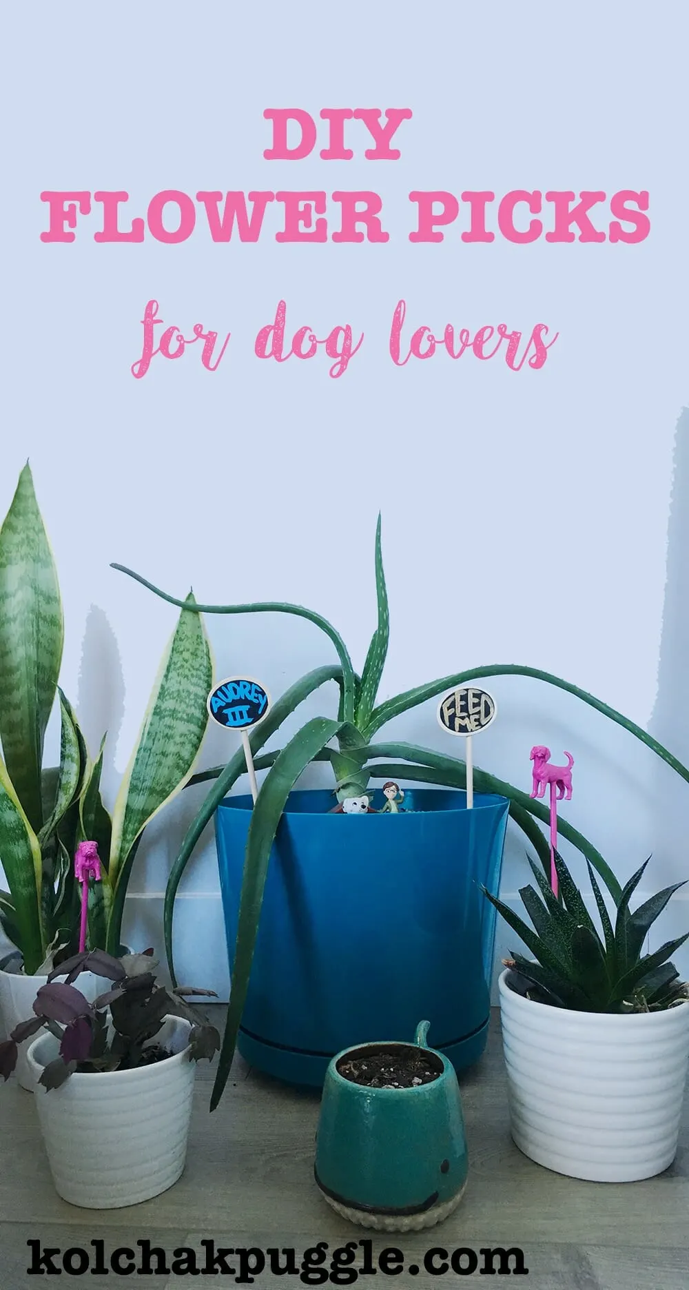 how to make custom flower picks  | Kol's Notes the DIY Dog