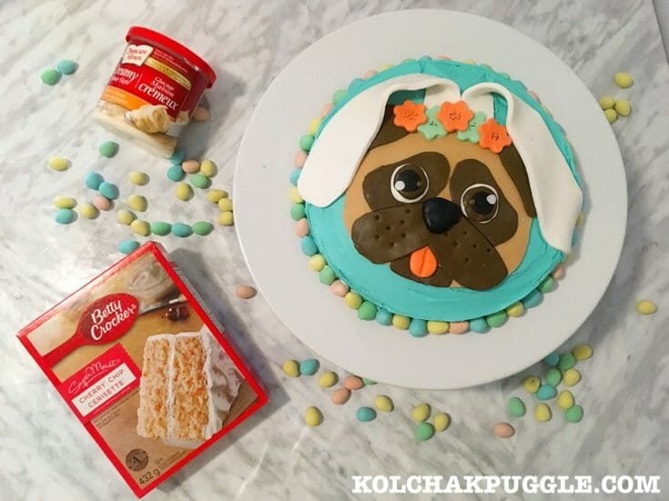 Dog Face Cake by Celebrating Life Bakery in Abu Dhabi | Joi Gifts
