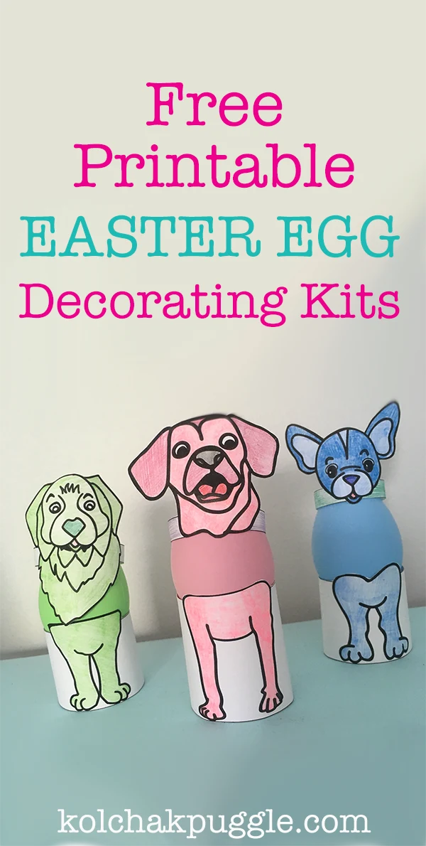 free easter egg decorating kit  | Kol's Notes the DIY Dog