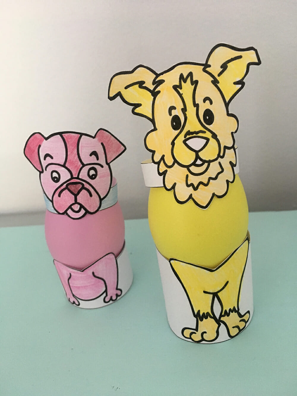 printable puppy easter egg cups  | Kol's Notes the DIY Dog