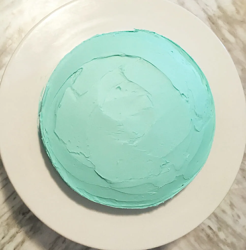 cake mix and canned icing Easter cake pug face easter cake  | Kol's Notes the DIY Dog
