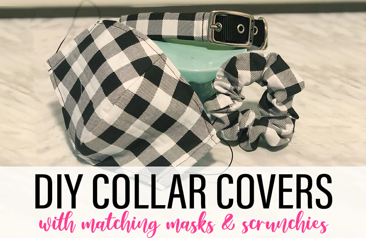 Make these DIY Dog Collar Covers and Match Your Dog