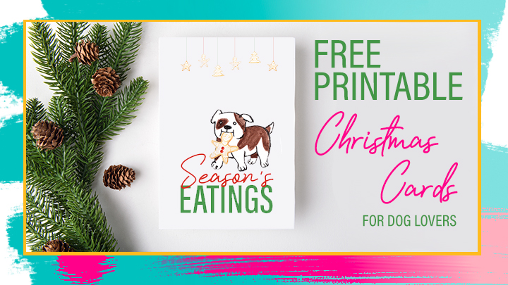 Free Printable Christmas Cards for Dog Lovers